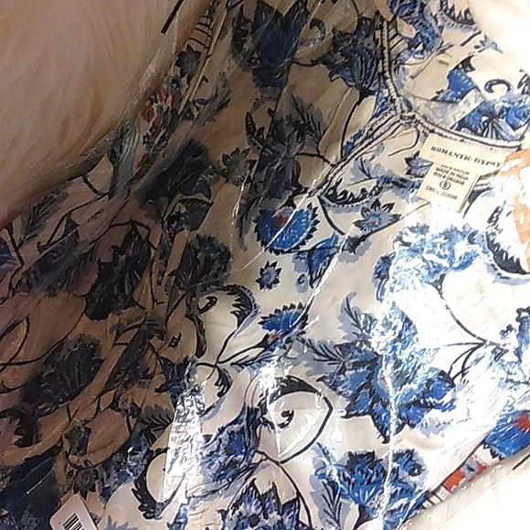 NWT Stunning ROMANTIC GYPSY~Maternity~Lightweight Empire Waist Short Kimomo Dres - Picture 7 of 16